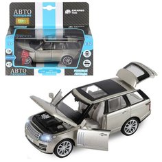 Машинка металл, 1:34, Range Rover, золотой, инерция, свет, звук, открываются двери (JB1251158) АВТОПАНОРАМА