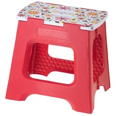 Табурет складной "STOOL LADY SPRING" 32 СМ красный "VIGAR" 9260