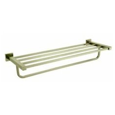 Полка для полотенец с держателем KAISER бронза (латунь) (KH-4309)
