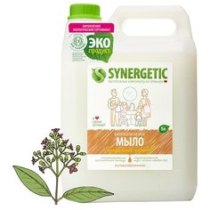 Мыло жидкое Synergetic "Миндальное молочко", канистра, 5л (арт. 303010)