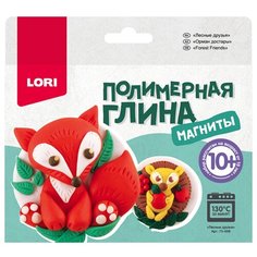 Набор для изготовления магнитов из полимерной глины Lori "Лесные друзья" (арт. 280459)