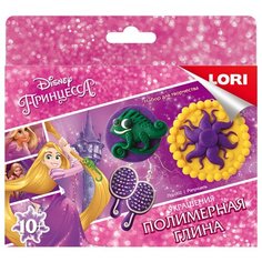 Набор для изготовления объемных украшений из полимерной глины Lori "Disney. Рапунцель", картонная коробка (арт. 316954)