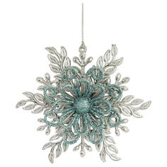 Елочное украшение из полипропилена "Пушинка в голубом", 12*10,5*3см (арт. 304479) Феникс Present