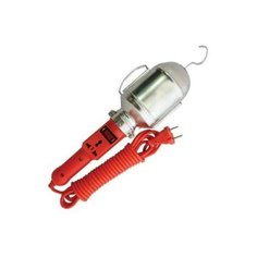 UNIVersal светильник переноска E27 60W 5м с выкл и розетка (ПВС 2x1 6А ) СП-5-ВР 966U-0205 (арт. 328089)