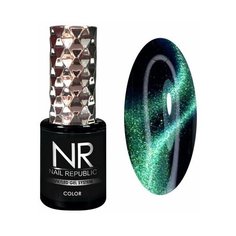 Гель-лак для ногтей Nail Republic 3D Cat, 10 мл, 28 green-grass