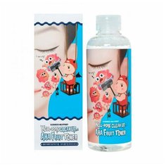 Elizavecca Универсальный пилинг-тонер для лица с фруктовыми кислотами Hell-Pore Clean Up AHA Fruit Toner 200мл