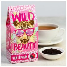 Чай в домике "Wild beauty", 50 г / Подарок / Сладкий подарок Фабрика Счастья