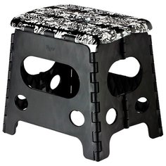 Табурет складной "STOOL" 23 СМ черный "VIGAR" 10786