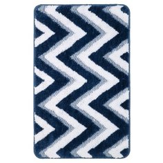 Коврик для ванной Fixsen River темно-синий 50х80 см. ( FX-5004M)