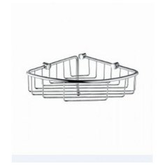 Полка настенная угловая KAISER 214*214*60(103) Chrome/латунь (KH-5010)