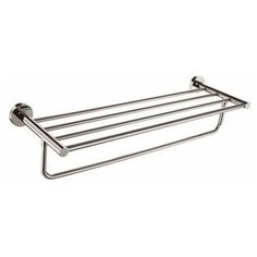 Полка для полотенец с держателем KAISER хром (латунь) (KH-2009)