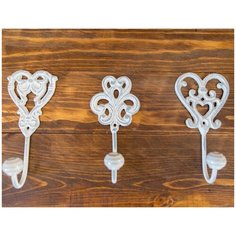 Набор настенных крючков старинные ключи, металл, 14 см, 3 шт., Boltze 4314100-boltze