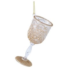 Елочное украшение из полистирола "Золотистый бокал", 10,5*4,5*57см (арт. 325126) Феникс Present