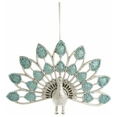 Елочное украшение из полипропилена "Павлин в голубом", 14*8,5см (арт. 304477) Феникс Present