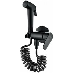 Смеситель для душа D&K Rhein. Marx DA1394585 с гигиеническим душем встраиваемый черный матовый DK