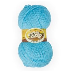 Пряжа ADELIA "NATALI" 10 шт. в упак. цвет св. бирюза (NATALI-13)