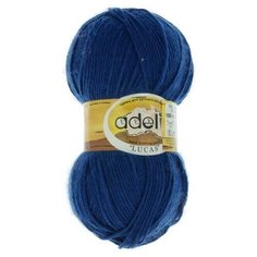 Пряжа ADELIA "LUCAS" 5 шт. в упак. цвет джинсовый (LUCAS-14)