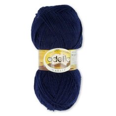 Пряжа ADELIA "NATALI" 10 шт. в упак. цвет темно- синий (NATALI-12)