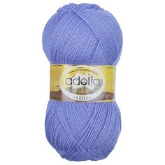 Пряжа ADELIA "LEDA" 5 шт. в упак. цвет голубой (LEDA-206)