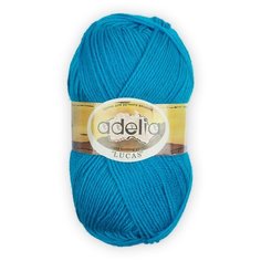 Пряжа ADELIA "LUCAS" 5 шт. в упак. цвет яр. голубой (LUCAS-11)