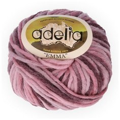 Пряжа ADELIA "EMMA" 10 шт. в упак. цвет розово- бордовый (EMMA-06)