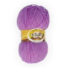 Пряжа ADELIA "NATALI" 10 шт. в упак. цвет св. фиолетовый (NATALI-31)