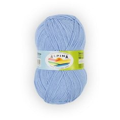 Пряжа ALPINA "VERA 5 шт. в упак. цвет бл. голубой (VERA-49)