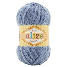 Пряжа Alize Softy (Софти) 374 джинс 100% микрополиэстер 50г 115м 5шт