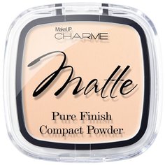 Charme Пудра компактная Pure Matte 101 фарфоровый