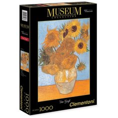 Пазл Clementoni Museum Collection Подсолнухи В. Ван Гог (31438), 1000 дет.