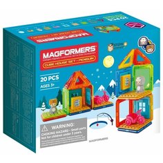 Магнитный конструктор MAGFORMERS 705018 Cube House Penguin 20 дет.