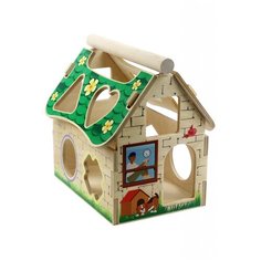 Сортер WOODLANDTOYS 152102 Кирпичный домик