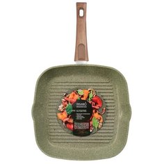 Сковорода-гриль Panairo OliverStone O-27-G, 27х27 см, съемная ручка