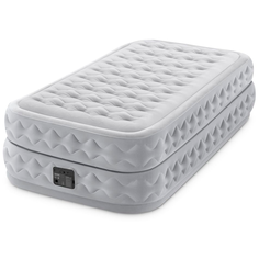 Кровать надувная односпальная 99х191х51см Supreme встр.нас. 220В, до 136кг Intex