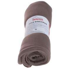 Плед Bolero 130х160 см флис цвет коричневый Belezza