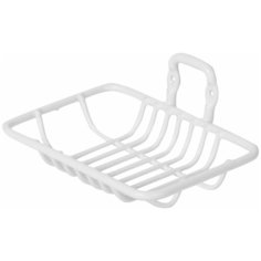 Мыльница Colors сталь цвет белый Swensa