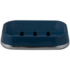 Мыльница Gloss пластик цвет тёмно- синий Аквадекор