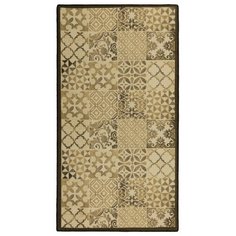 Ковер полиамид Принт Кассино 100x180 см, цвет коричневый Нева Тафт