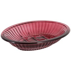 Мыльница Vidage Amatista стекло цвет красный