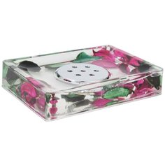 Мыльница Vidage Опавшие лепестки пластик цвет прозрачный