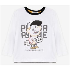Лонгслив Gulliver Baby, размер 74, белый