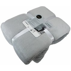 Плед Flamingo 200x220 см микрофибра цвет серый Inspire