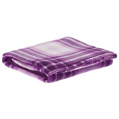 Плед Basic 130х170 см флис цвет фиолетовый Belezza