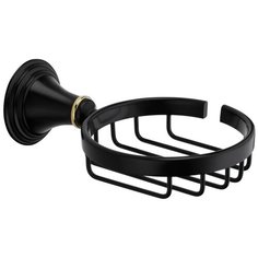 Мыльница Luksor подвесная цвет чёрный Fixsen