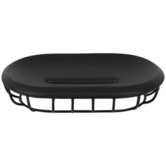 Мыльница Wyron полирезина цвет чёрный Vidage