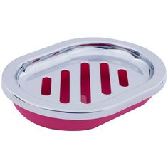 Мыльница Альма, цвет малиновый Аквадекор