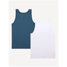 Майка Bossa Nova размер 28, морская волна/белый