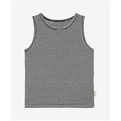 Майка Gulliver Baby размер 86-92, черный/белый