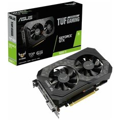 Видеокарта Asus PCI- E TUF- GTX1660TI- T6G- EVO- GAMING NV GTX1660TI 6144Mb 192 GDDR6 1815/14000 DVIx1/HD