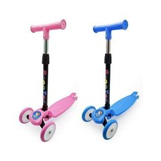 Самокат детский Funky Toys 3- х колесный складной, с регулируемой ручкой